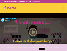 Tablet Screenshot of invenzia.es
